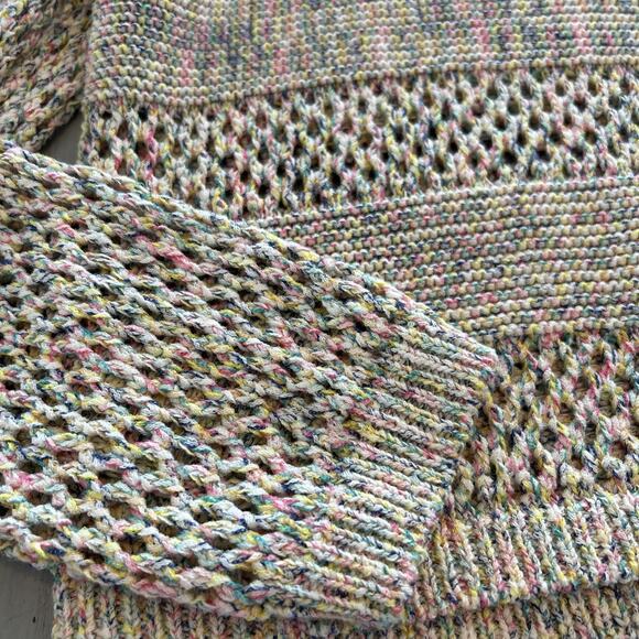 Pistola Caroline Open Knit Confetti Sweater Sz S - Picture 2 of 10
